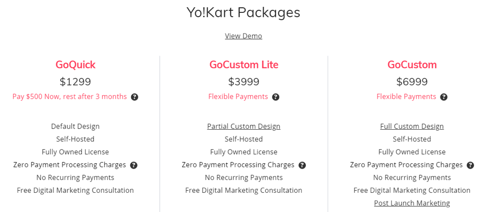 Yokart pricing