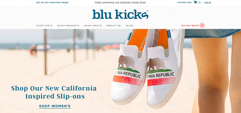 Blu Kicks online store